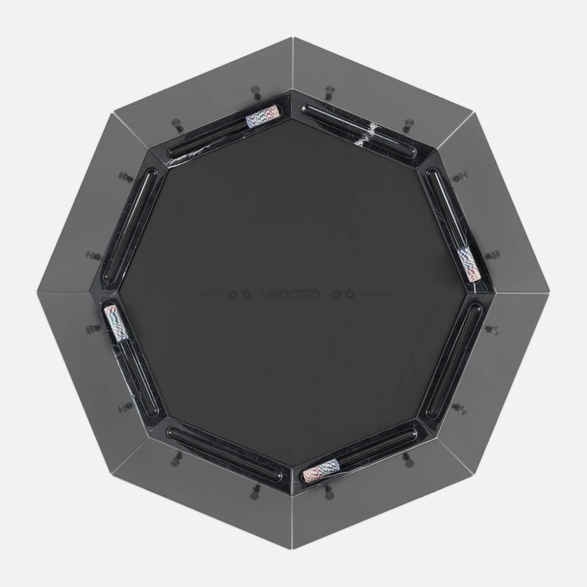 Unootto Marble Dark Edition Poker Table | Italian Craftsmanship