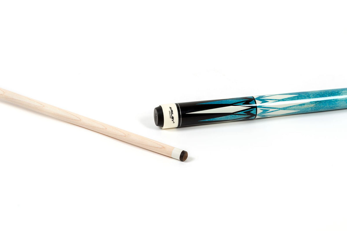 Riley - 58" 2pc Pool Cue - Decal butt/without protector/ without Centurion branding (RMP-1C)
