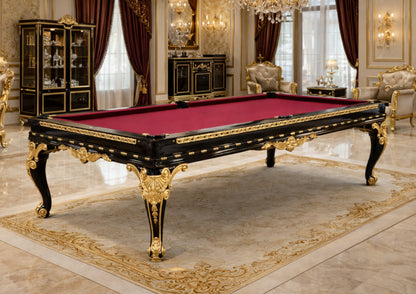 Zeus Luxury Billiard Table – Hand-Carved Slate Pool Table