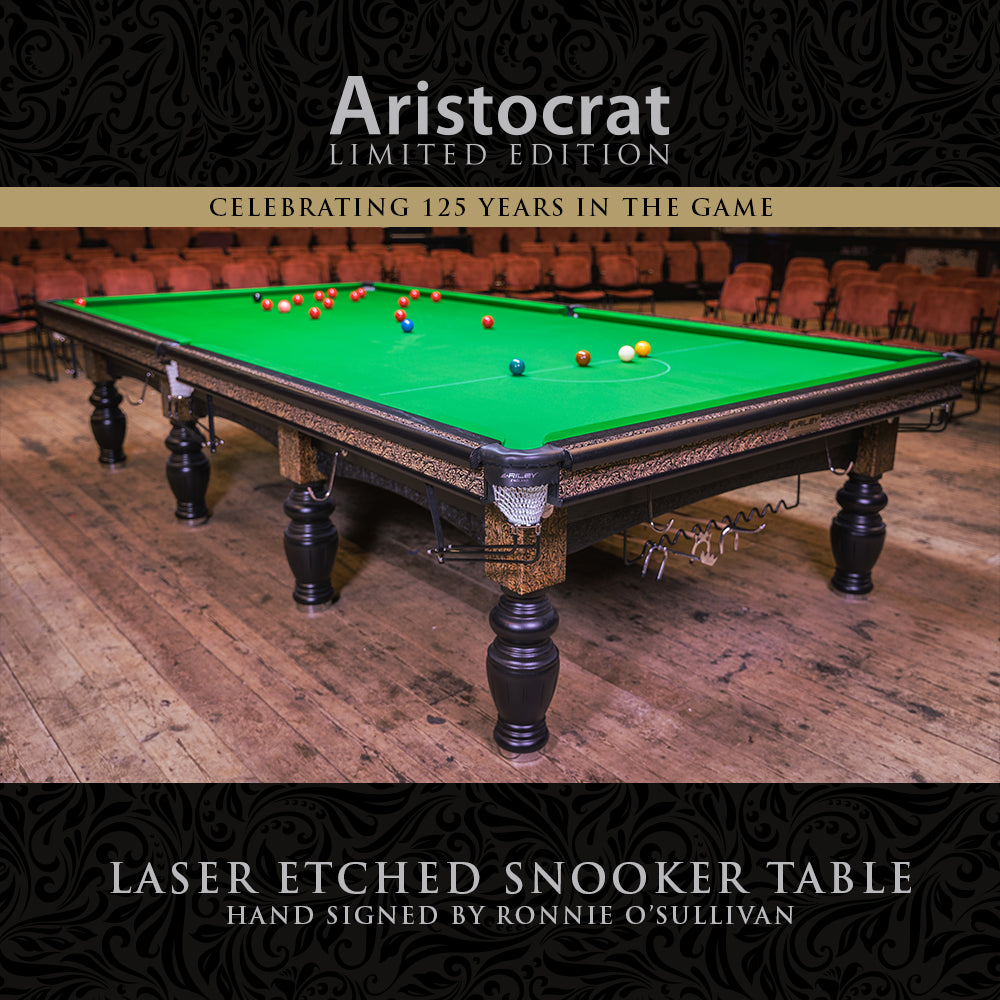 12ft Riley Aristocrat - Laser Etched Limited Edition Snooker Table