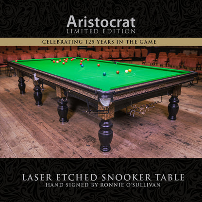 12ft Riley Aristocrat - Laser Etched Limited Edition Snooker Table