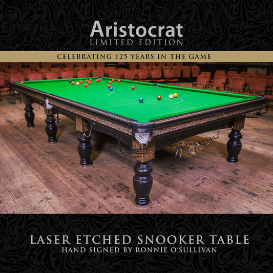 12ft Riley Aristocrat - Laser Etched Limited Edition Snooker Table