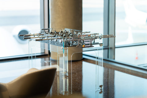 Glass Foosball Table