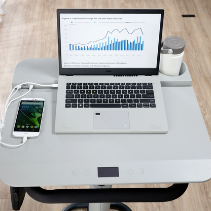 Acer eKinekt BD3 bike desk in work mode