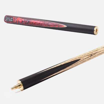 BCE Black Series – Mark Selby 3 piece Snooker Cue – Scarlet Red and Black (GMP-4)