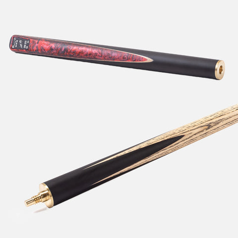 BCE Black Series – Mark Selby 3 piece Snooker Cue – Scarlet Red and Black (GMP-4)