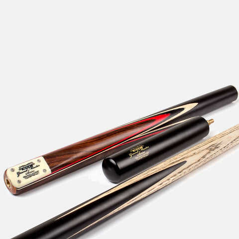 BCE 3 Piece Grand Master Snooker Cue and Hard Case 3/4 Cut (GM-100)