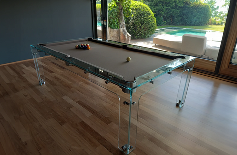 CARAT LIGHT Billiard Tables | Exquisite Glass Design