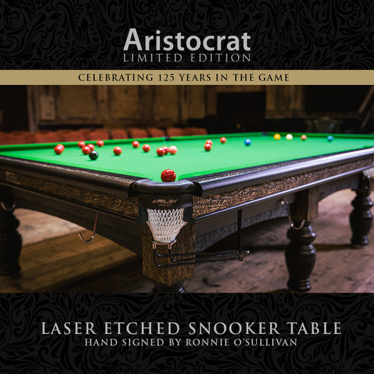 12ft Riley Aristocrat - Laser Etched Limited Edition Snooker Table