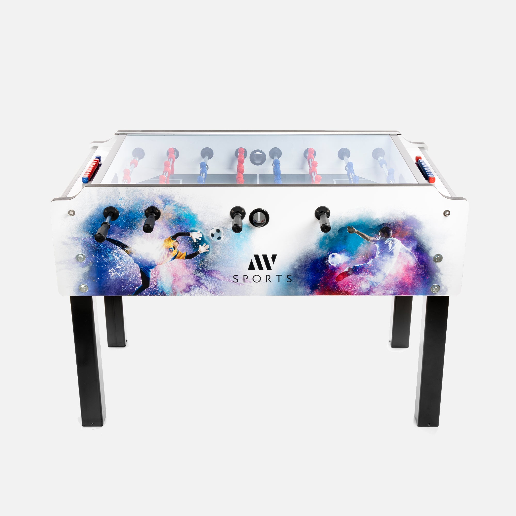 Glass covered Foosball Table Best foosball tables in Dubai ADW SPORTS