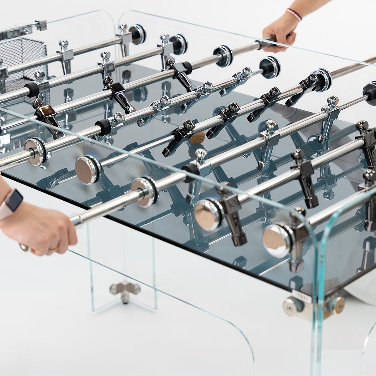 Glass Foosball Table