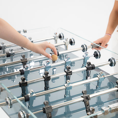 Glass Foosball Table