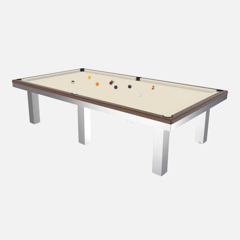 FULL LOFT Pool Table | Premium Stainless Steel Design
