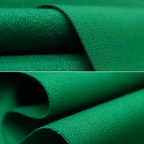 Pool Table Worsted Cloth 9ft Set - Yellow Green