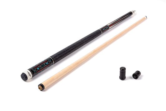 Riley - Centurion 58' 2pc Pool Cue - Linen wrap/ with protector/ with Centurion branding (RMP-3C)