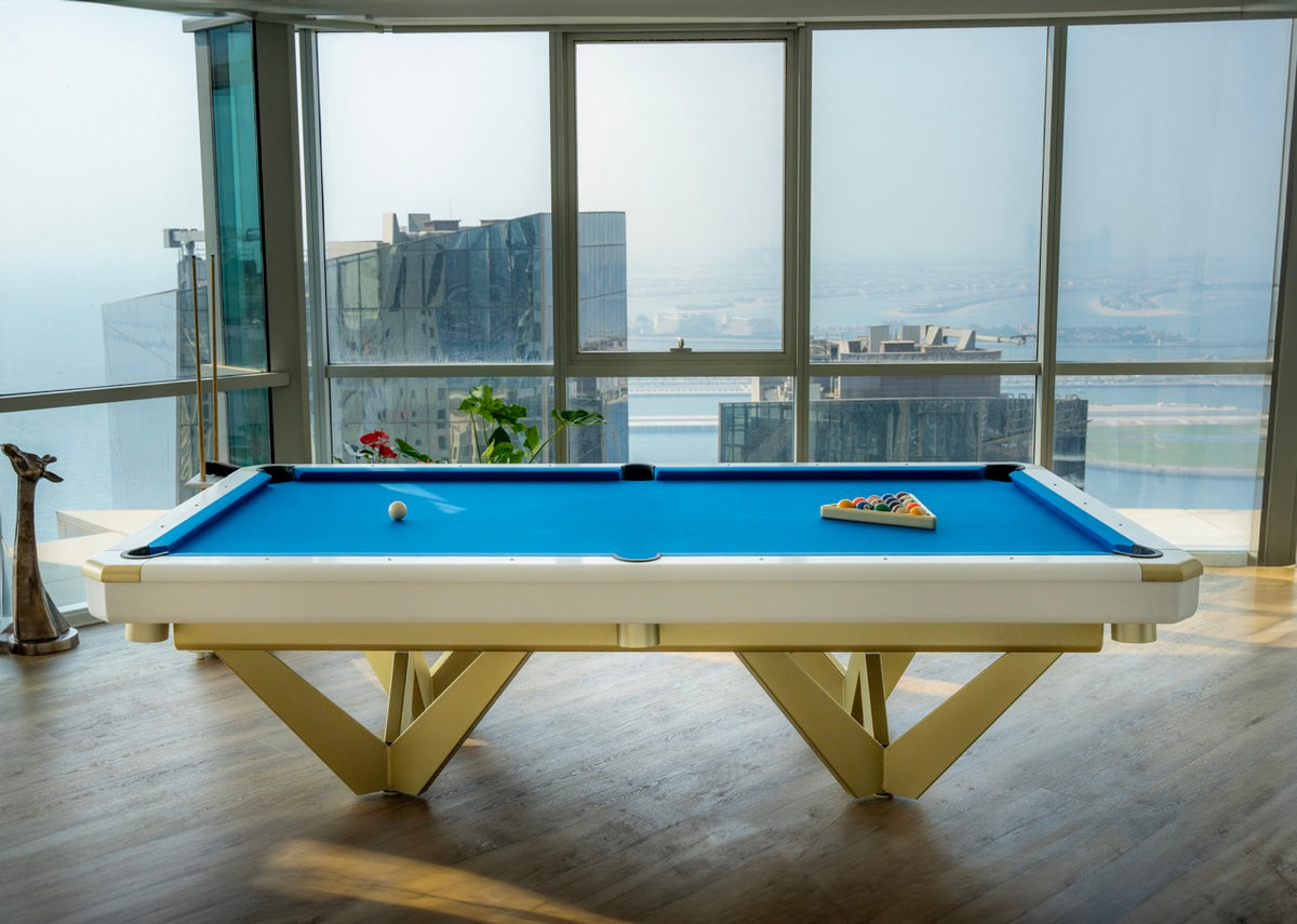 Pool table installed in a private residence, Dubai