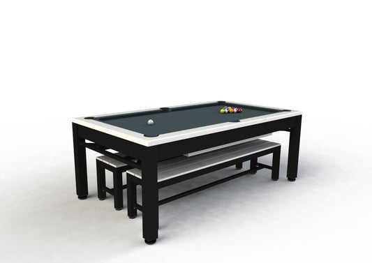 7ft Riley Continental - 2 in 1 Pool Diner - American Pool or English Pool