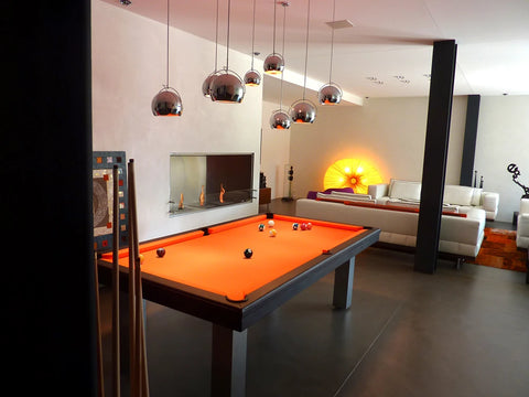 The LOFT: Stainless Steel Billiard Tables