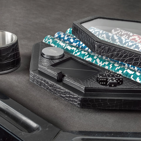 Unootto Poker Game Set Precious Leather Collection