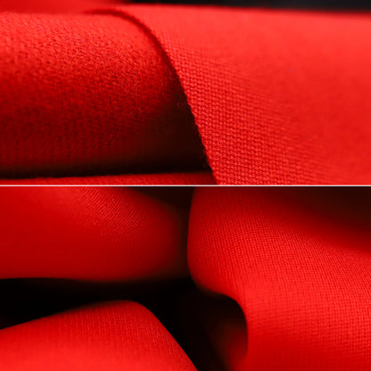 Pool Table Worsted Cloth 9ft Set - Red - Competition Series