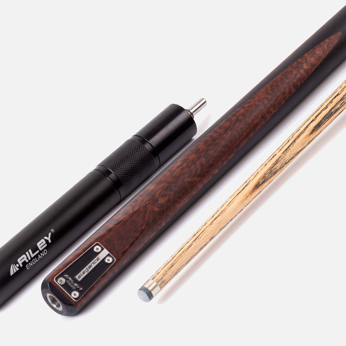 Riley Elegance - 3/4 Cut Ash Snooker Cue with Telescopic Extension (RELE-20)