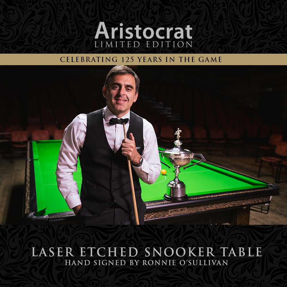 12ft Riley Aristocrat - Laser Etched Limited Edition Snooker Table
