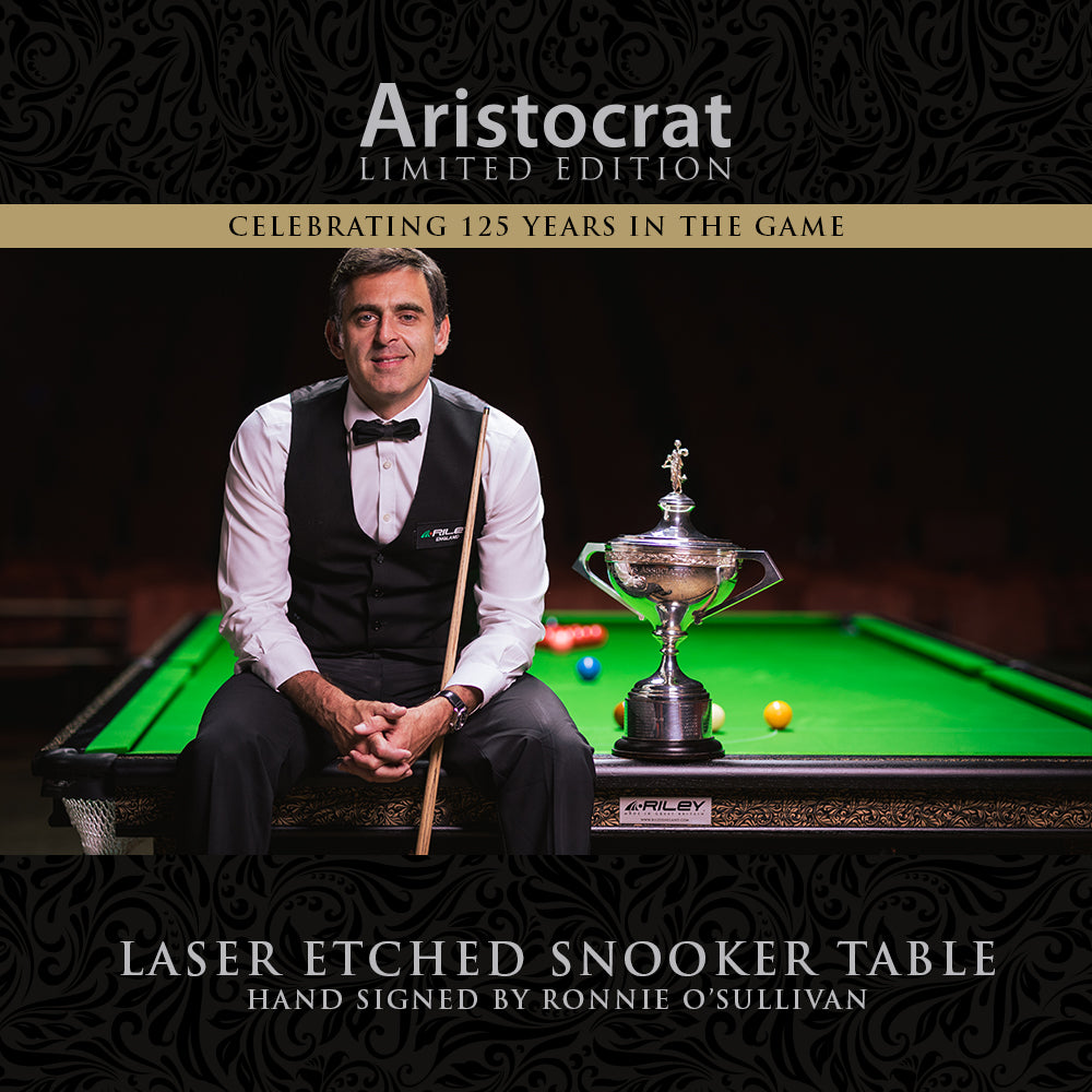 12ft Riley Aristocrat - Laser Etched Limited Edition Snooker Table