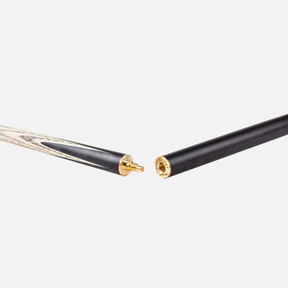 Riley England 3-Piece English Pool Cue – 3/4 Cut, 9mm Tip, Ash (RES-7FR)