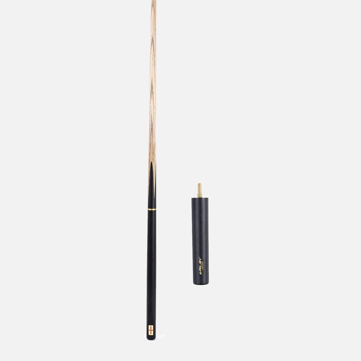 Riley England 3-Piece English Pool Cue – 3/4 Cut, 9mm Tip, Ash (RES-7FR)