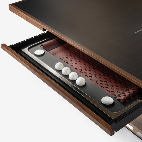 Scambio - Glass and Oak Ping Pong Table