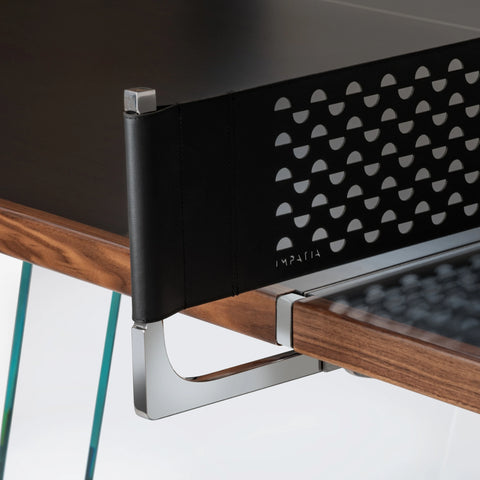 Scambio - Glass and Oak Ping Pong Table