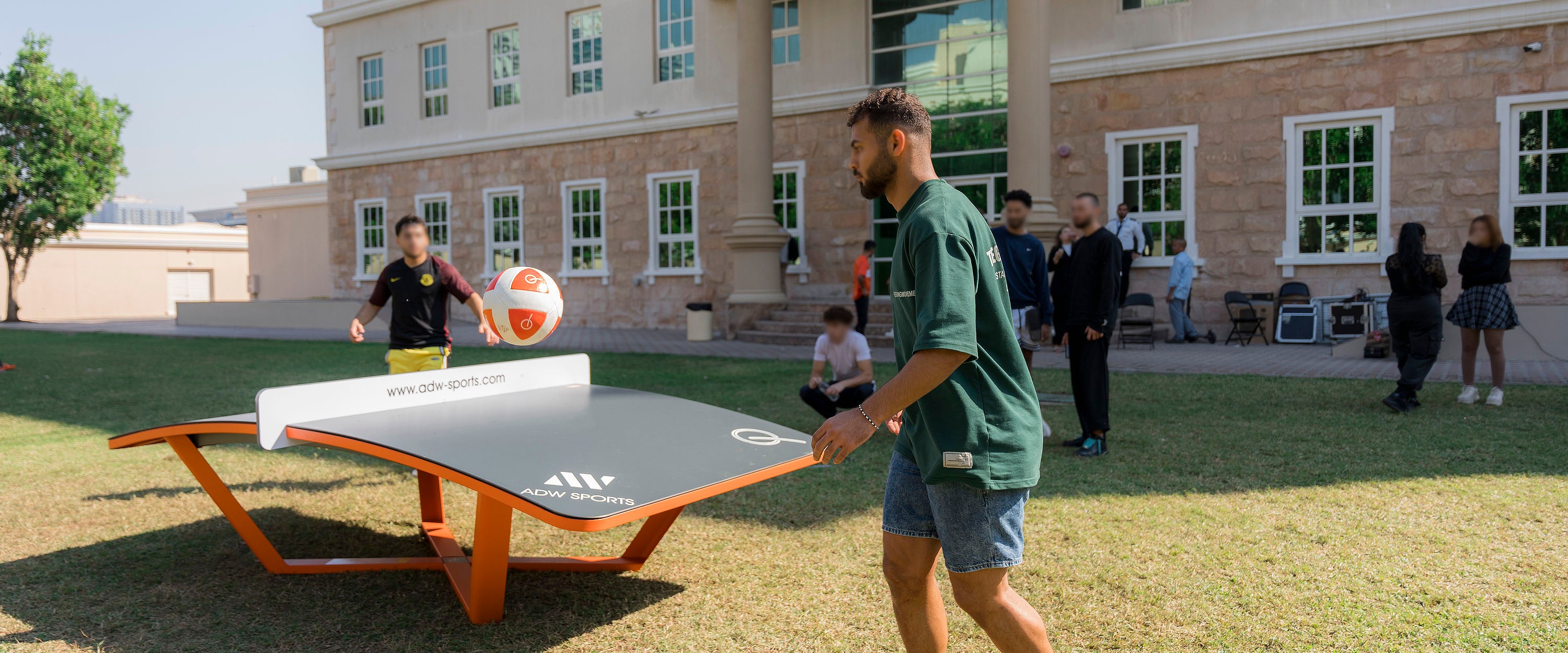 Teqball at the American University in Dubai