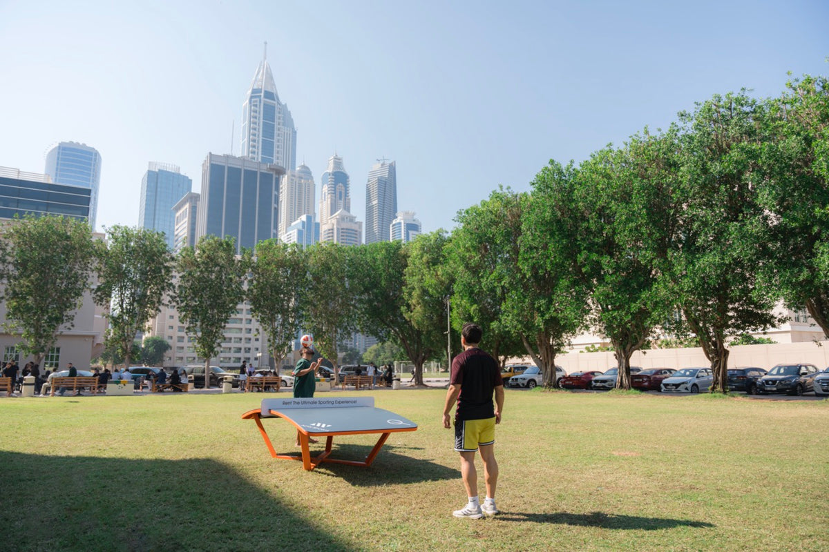 Teqball at the American University in Dubai
