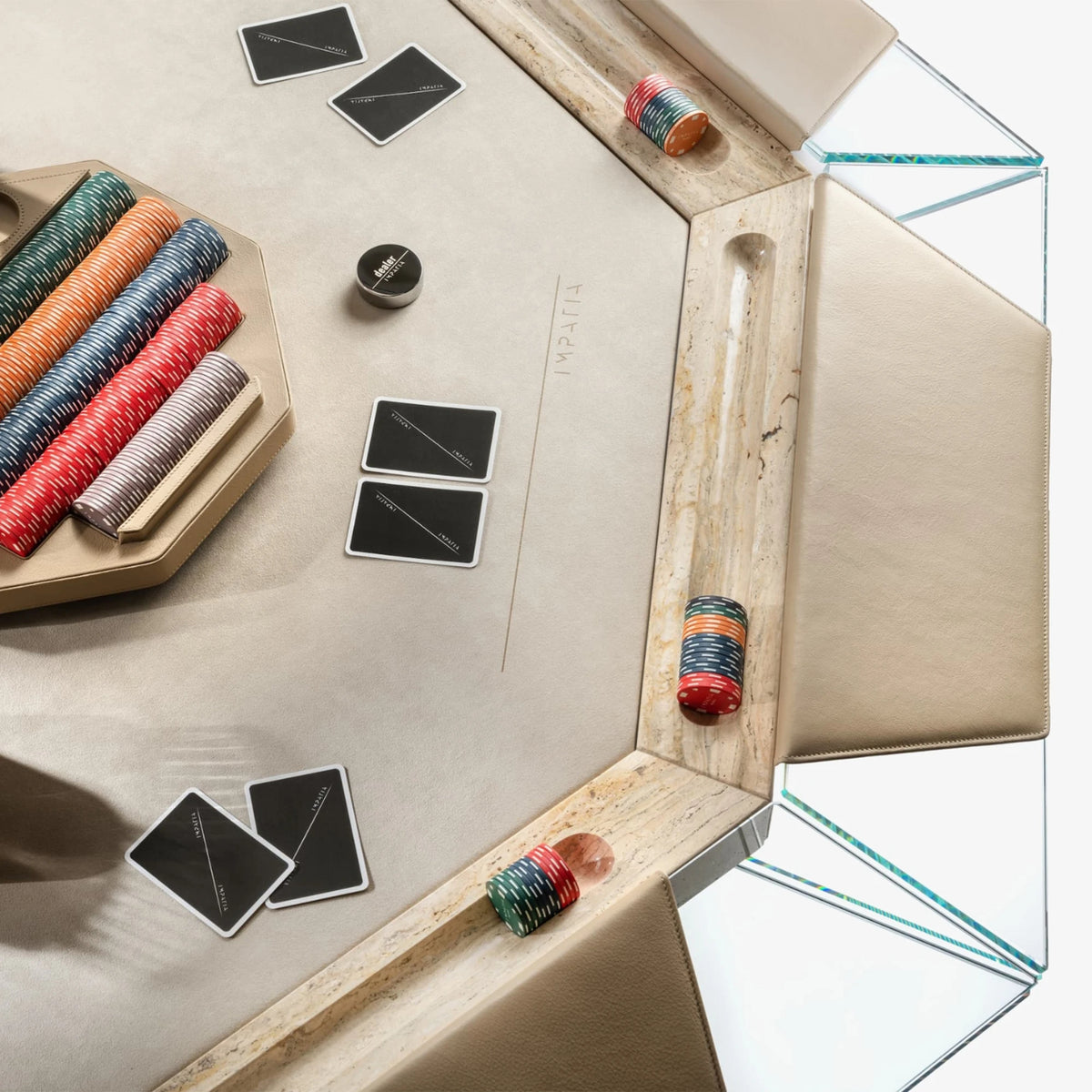 Unootto Wood Poker Table | Italian Craftsmanship