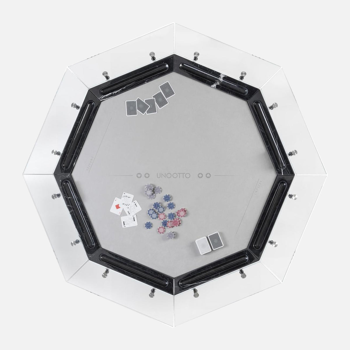 Unootto Marble Poker Table | Italian Craftsmanship