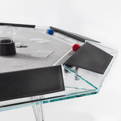 Unootto Marble Poker Table | Italian Craftsmanship