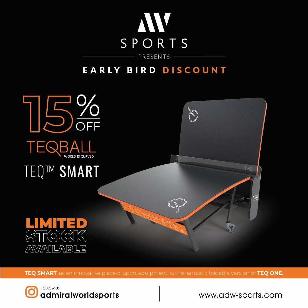 TEQ™ SMART Foldable Teqball Table – Indoor & Outdoor