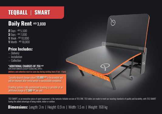 TEQ™ SMART to rent (price per day)