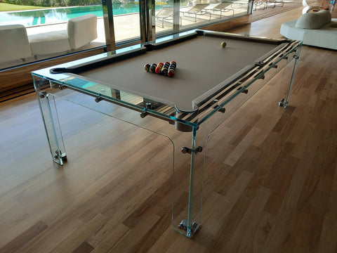 CARAT LIGHT Billiard Tables | Exquisite Glass Design