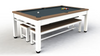 7ft Riley Neptune - 3 in 1 Outdoor Pool Diner & Table Tennis Table