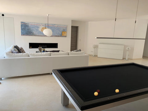 FULL LOFT Pool Table | Premium Stainless Steel Design