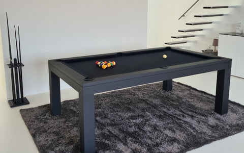 The Pearly - A 2-in-1 Solid Wood Pool and Dining Table