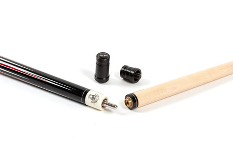 Riley - Centurion 58' 2pc Pool Cue - Linen wrap/ with protector/ with Centurion branding (RMP-3C)