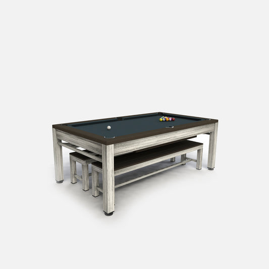 7ft Riley Neptune - 3 in 1 Outdoor Pool Diner & Table Tennis Table
