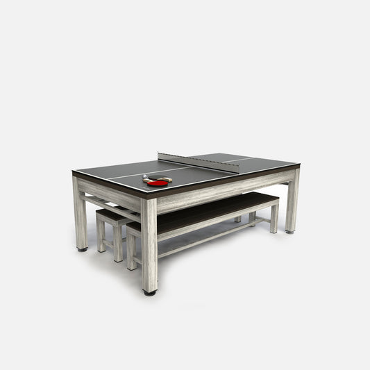 7ft Riley Neptune - 3 in 1 Outdoor Pool Diner & Table Tennis Table