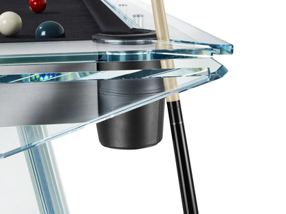 glass pool table, Italian pool table