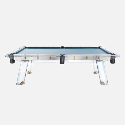 glass pool table