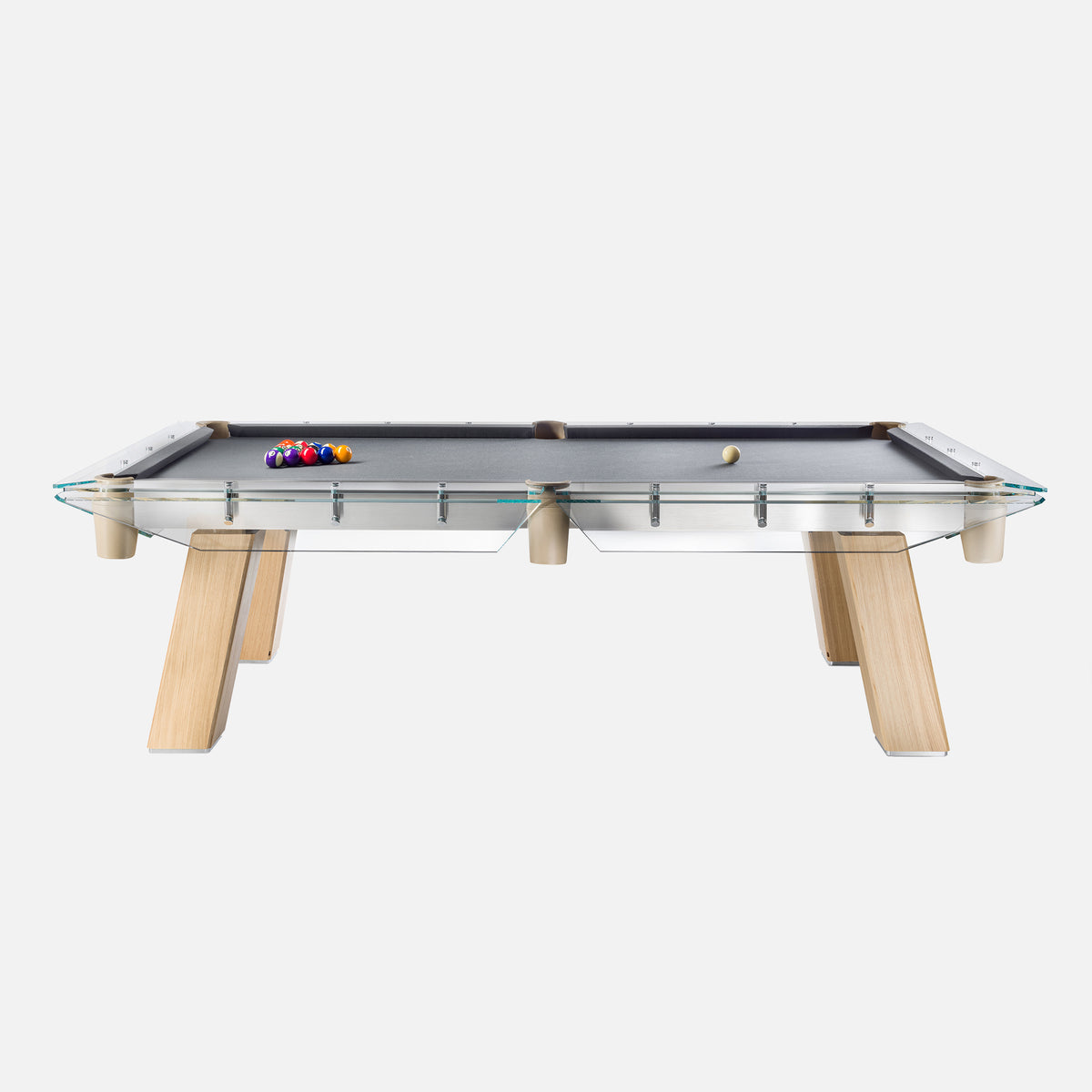 glass pool table, luxury pool table