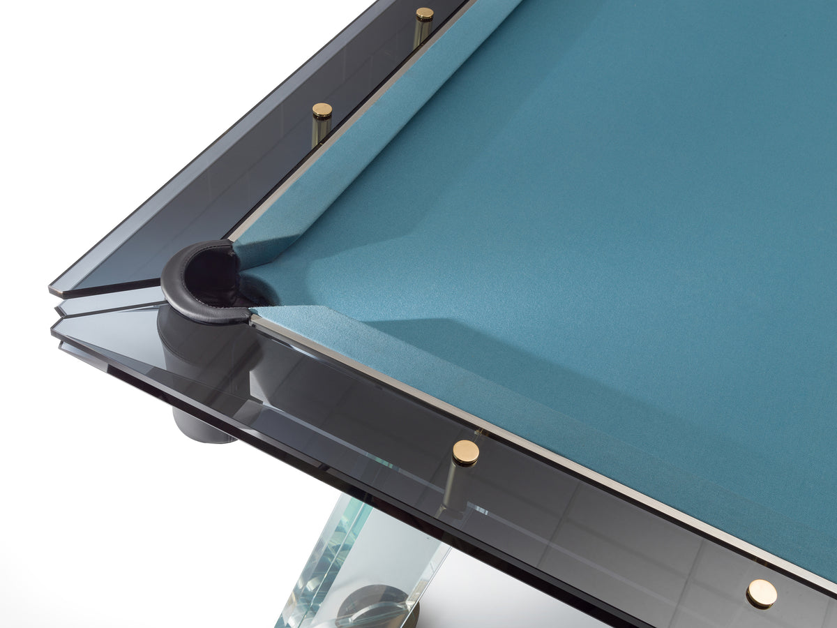 glass pool table, luxury pool table