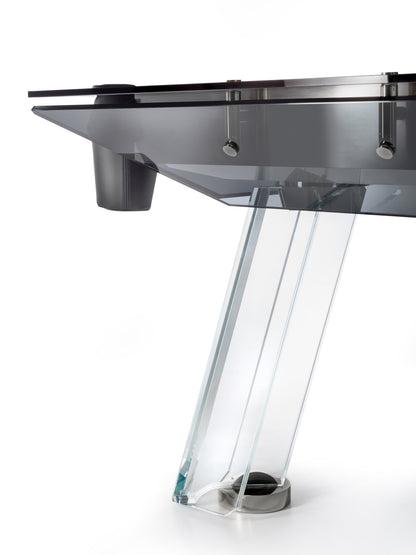 glass pool table, Italian pool table